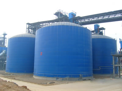 秀峰水泥钢板库改造