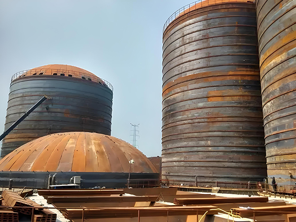 秀峰焦粉钢板仓